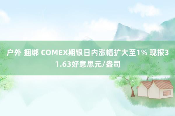 户外 捆绑 COMEX期银日内涨幅扩大至1% 现报31.63好意思元/盎司