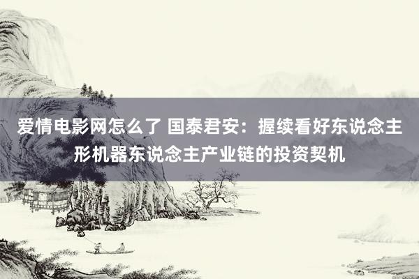 爱情电影网怎么了 国泰君安：握续看好东说念主形机器东说念主产业链的投资契机